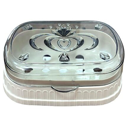 Porta Sabonete Com Tampa de Plástico - Talberg