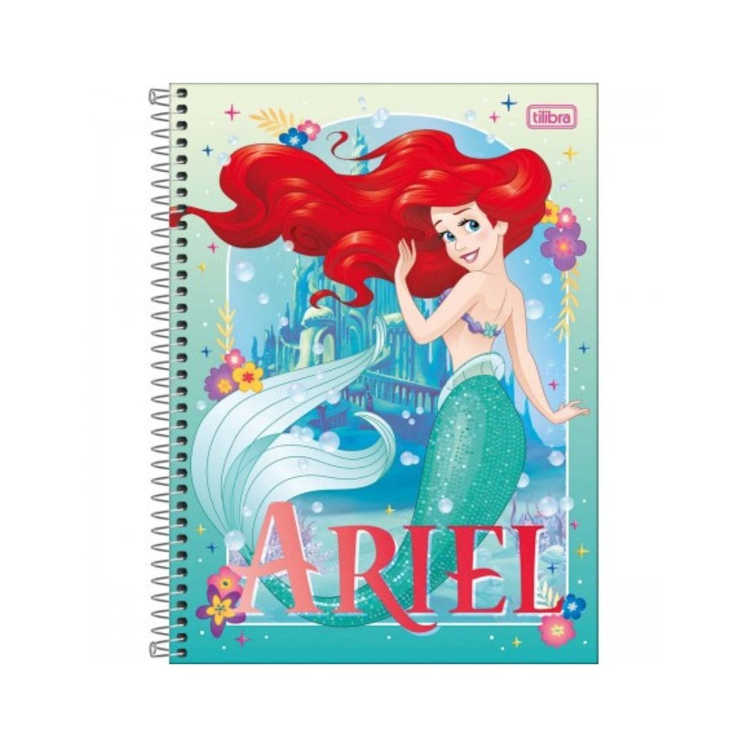 PRODUTOS - 2024-12-21T183552.920 Caderno Universitário 80 Folhas 1 Matéria Princesa Disney - Tilibra - Imagem 1