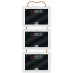 Conjunto C/3 Porta Retrato 15x21CM Corda - Brum Emoldurados