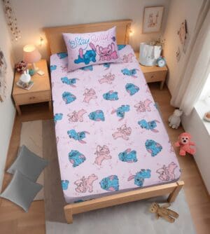 Jogo De Cama Solteiro 2 Peças Malha Stitch - Portallar - Imagem 7