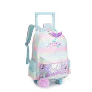 Mochila de Rodinha Infantil Feminina Sparkle - Nova Rio - Imagem 2