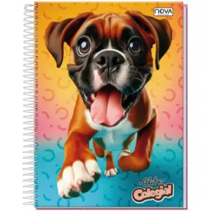 Caderno Espiral Universitário 1 Matéria 80 Folhas Clube Colegial - Nova Cadernos - Imagem 5