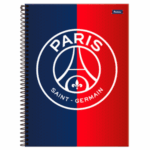 Caderno Universitário Paris Saint Germain 1 Matéria 8 Folhas - Foroni
