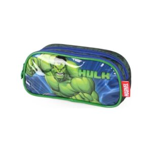 Estojo Hulk 2 Divisórias - Luxcel
