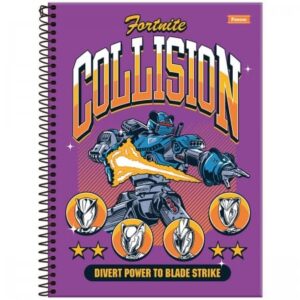 Caderno Universitário Fortnite 1 Matéria 80 Folhas - Foroni - Imagem 6