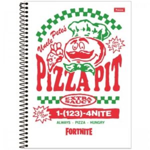 Caderno Universitário Fortnite 1 Matéria 80 Folhas - Foroni