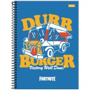 Caderno Universitário Fortnite 1 Matéria 80 Folhas - Foroni - Imagem 9