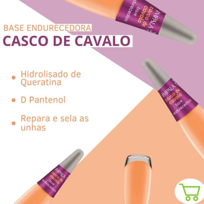 Base Endurecedora Casco de Cavalo 7,5ml - Impala - Imagem 2