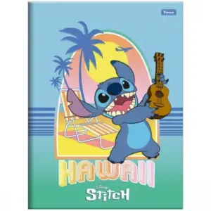 Caderno Brochura Pequeno 1/4 80 Folhas Stitch - Foroni - Imagem 4