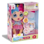 Boneca Faz Xixi My Little Glitter 100% Vinil com Acessórios Sortida - Divertoys