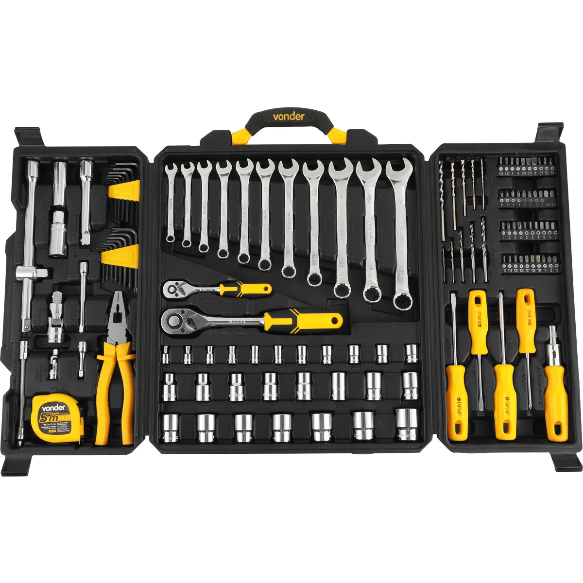 Maleta com Jogo de Ferramentas com 128 Peças - Vonder - Imagem 7