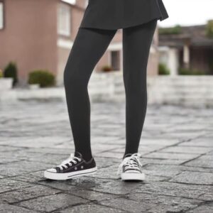 Meia-Calça Feminina Infantil Poliéster Preta - JMD Import - Imagem 2