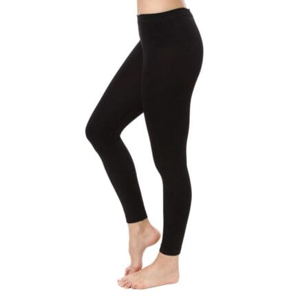 Meia-Calça Legging Feminina Adulto Preta de Poliéster - JMD Import