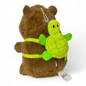 Brinquedo de Pelúcia 23cm Capivara Com Acessório - Imagem 3