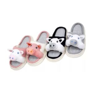 Pantufa de Poliéster Porquinho Sortido - Majestic Soft - Imagem 6