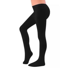 Meia-Calça Feminina Infantil Poliéster Preta - JMD Import - Imagem 3