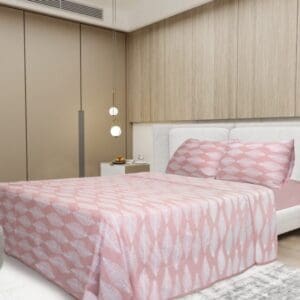 Jogo de Cama Dupla de Malha com 4 Peças Cotton Match Cor Sortida - Portallar - Imagem 3