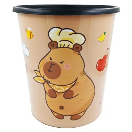 Lixeira de Polipropileno de 26cm Capivara (Estampas diversas)