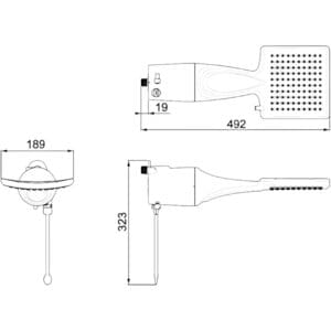 Chuveiro Loren Shower Eletrônica 220v - Lorenzetti - Imagem 4