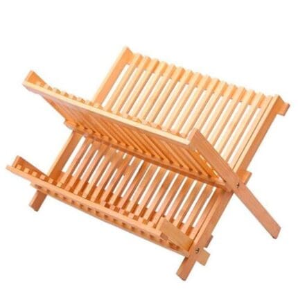 Escorredor de Pratos 46x33cm de Bambu - Caeros Home