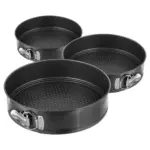 Conjunto de Forma para Bolo com 3 Peças Fundo Removível - AM Decorações e Presentes