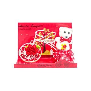 Enfeite Decorativo de Ursinho e Bike 1 Peça - FWB