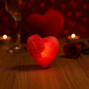 Enfeite Decorativo de LED em Formato de Coração de PVC Dia dos Namorados - Imagem 2