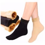 Kit com 2 Meias Termicas Femininas Plus Tamanho Único