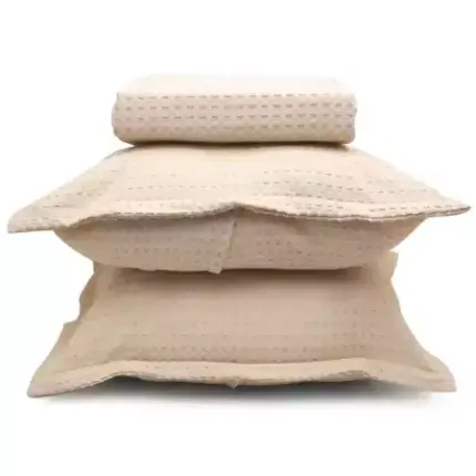 Kit Colcha com 2 Porta Travesseiros + Colcha Full Provença Liso - Döhler