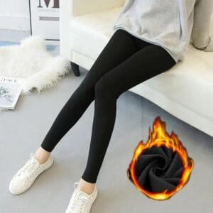 Meia-Calça Legging Feminina Adulto de Poliéster Fashion Tamanho Único - Imagem 3