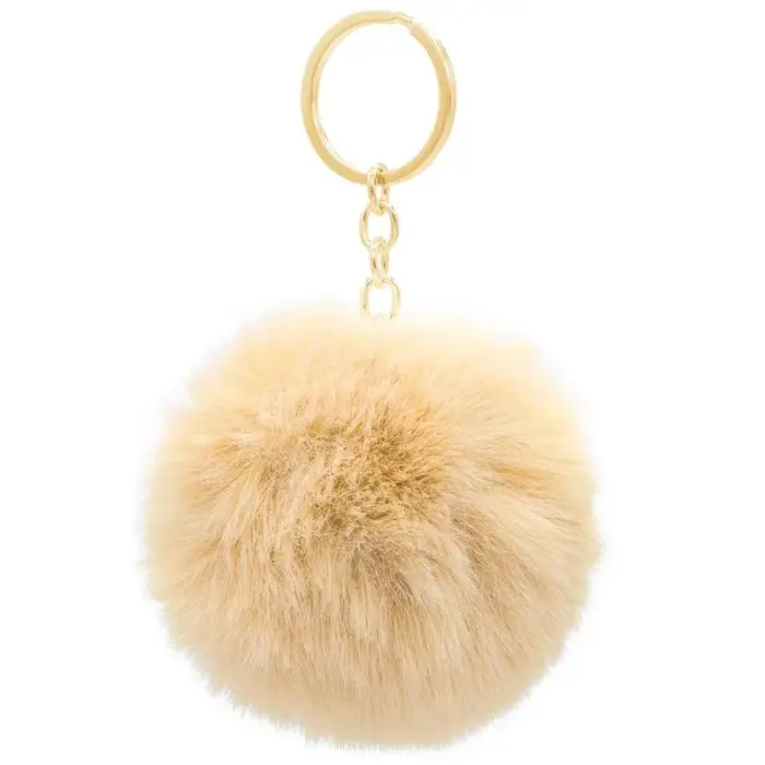 Chaveiro Pompom Poliéster-9CM - Imagem 1