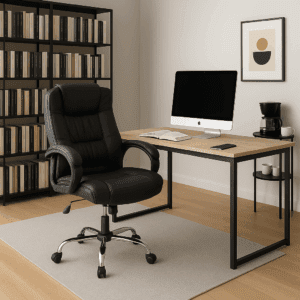 Cadeira de Escritório Melbourne Preta - FRATINI - Imagem 2