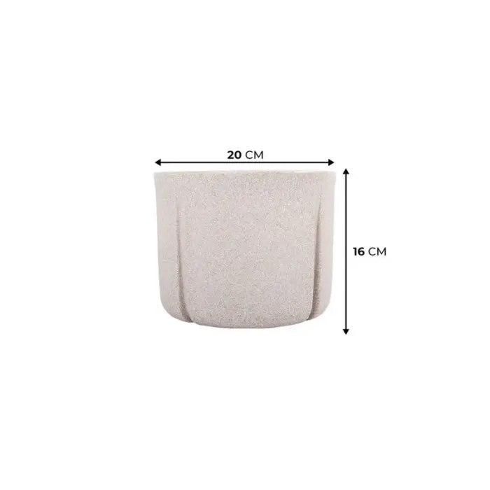Vaso de Plástico Reciclado Karajá 16cm 4L - VASAP Design - Imagem 4