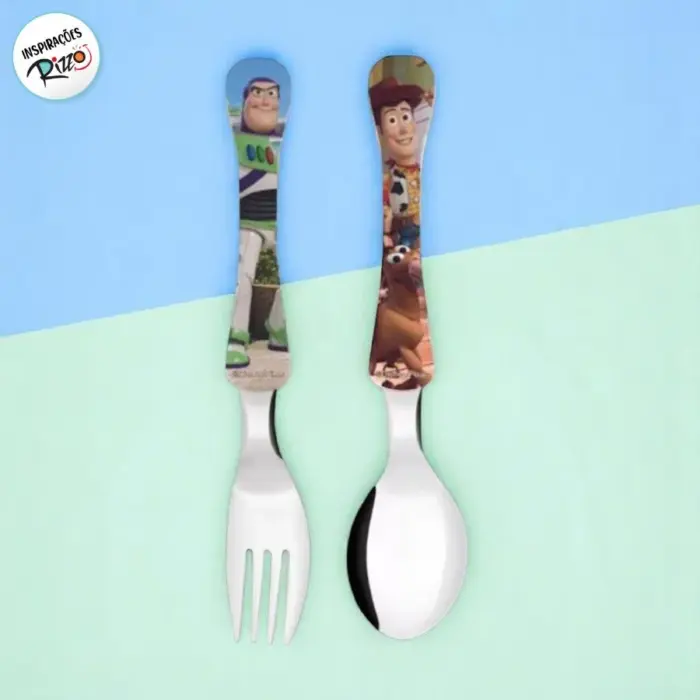 Kit Jogo Talheres Infantil Toy Story - Imagem 2