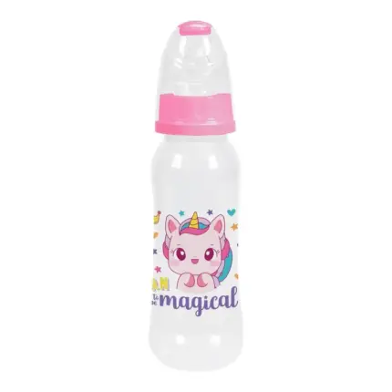 Mamadeira Silicone Flexivel BabyGo Magical-240ML