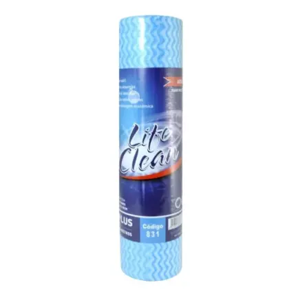 Pano Rolo Multiuso para Limpeza 25UN-Life Clean