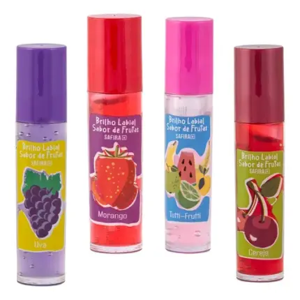 Brilho Labial com Sabor de Frutas 5ml - Safira