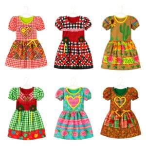 Vestido Caipira Sortido Infantil