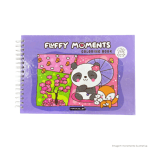 Livro para Colorir Capa Dura Fluffy Moments Sortido - Papercollor - Imagem 5