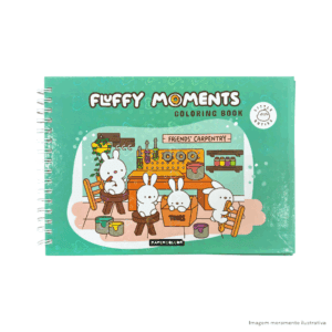 Livro para Colorir Capa Dura Fluffy Moments Sortido - Papercollor - Imagem 6