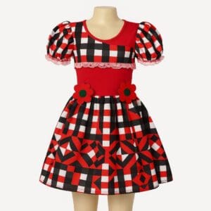 Vestido Caipira Sortido Infantil - Imagem 4