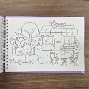 Livro para Colorir Capa Dura Fluffy Moments Sortido - Papercollor - Imagem 7