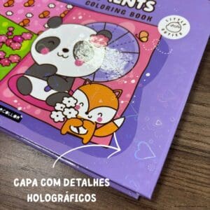 Livro para Colorir Capa Dura Fluffy Moments Sortido - Papercollor - Imagem 4