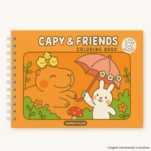 Livro para Colorir Capa Dura Fluffy Moments Sortido - Papercollor - Imagem 2