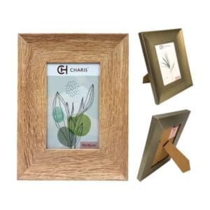 Porta Retrato de MDF Modern Castanho 10x15cm - Charis - Imagem 4