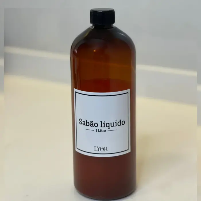 Recipiente de Plástico para Produtos de Limpeza com Tampa Vintage 1L 1 Unidade - Lyor - Imagem 5