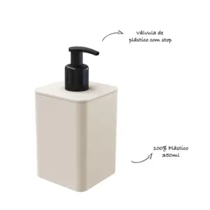 Dispenser para Sabonete Liquido 350ML Smile - Stolf - Imagem 3