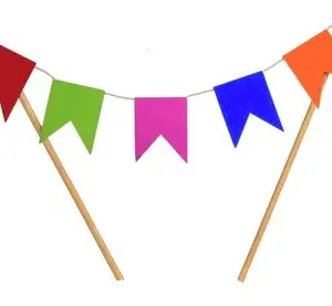 Topper Bandeirinha para Decoração de Festa
