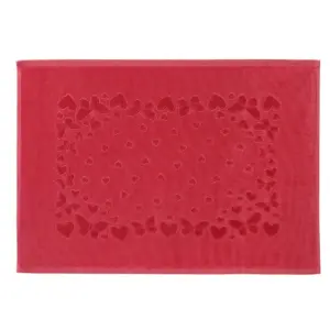 Toalha para Piso Velour Jacquard Romance Liso 70x50cm - Döhler