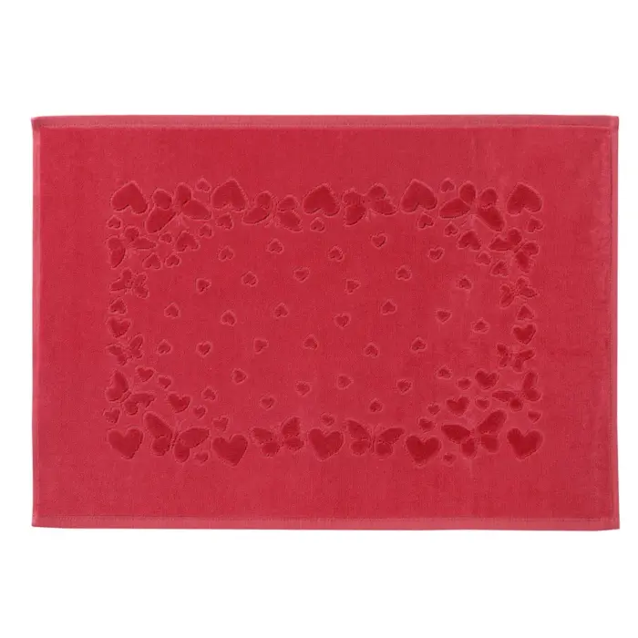 Toalha para Piso Velour Jacquard Romance Liso 70x50cm - Döhler - Imagem 1